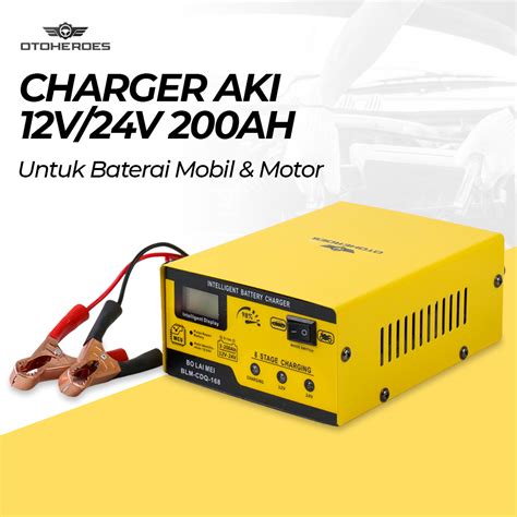 Otoheroes Bo Lai Mei Charger Aki Mobil Motor W V V Ah Blm