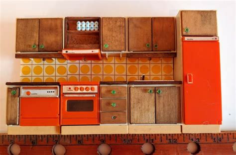 Vintage Lundby Dollhouse Furniture 1970s Kitchen Appliances Antique