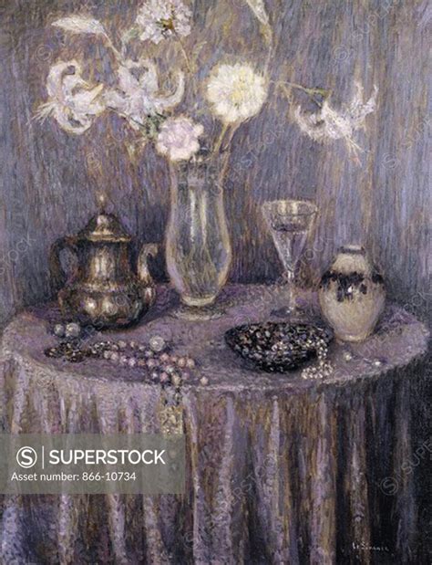 The Table Gray Harmony La Table Harmonie Grise Henri Le Sidaner