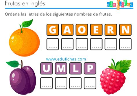 Testimonio Asesor Collar Actividades De Las Frutas En Ingles Para Ni Os