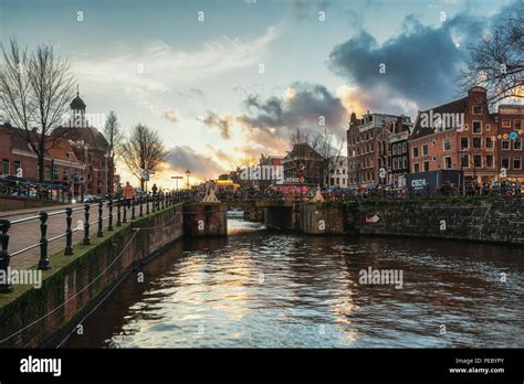 Old Town The Netherlands Canal Water Hi Res Stock Photography And