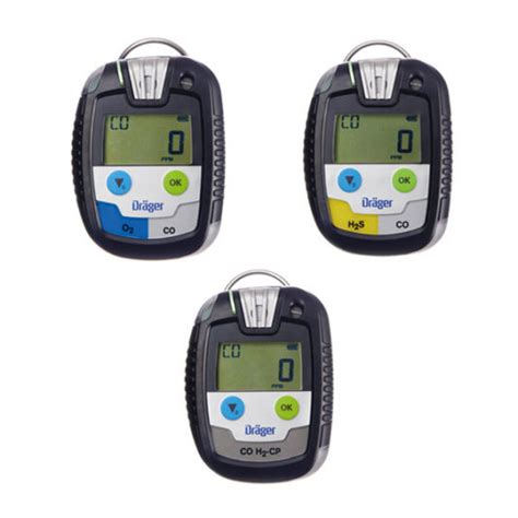 Dräger PAC 8500 Gas Detector CO O2 H2S Rockall Safety