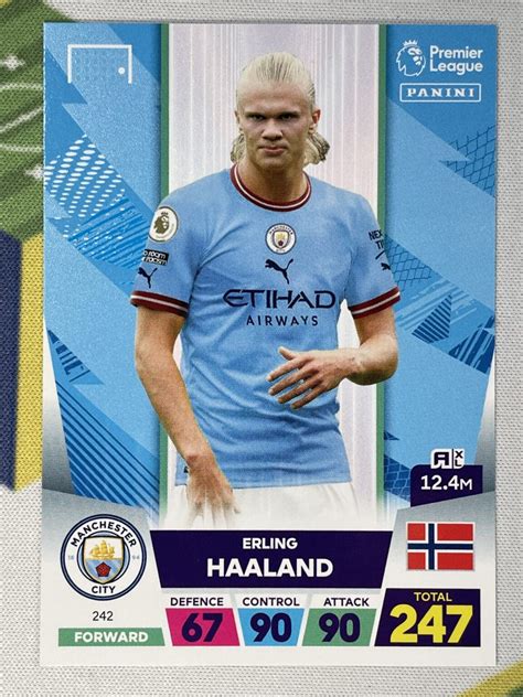 Erling Haaland Manchester City Base Panini Premier League Adrenalyn