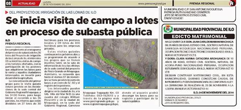 Grupo Iniciativa Anticorrupcion Ilo Se Inicia Visita De Campo A Lotes