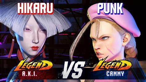 SF6 HIKARU A K I Vs PUNK Cammy High Level Gameplay YouTube