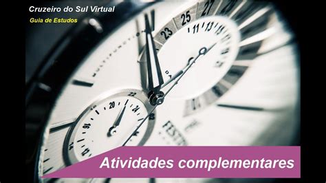 Atividades Complementares Como Postar Cruzeiro Do Sul Virtual Youtube