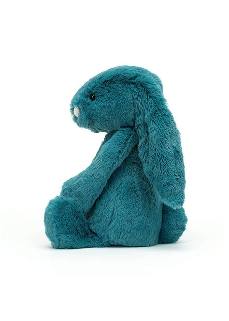 Jellycat Bashful Mineral Blue Bunny Medium Hub Hobby