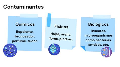 Tipos De Contaminantes Tema N Calidad De Agua