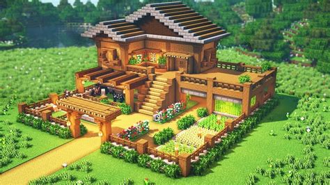 Minecraft Gro Es Haus Bauen Tutorial Gro Es Haus Bauen In