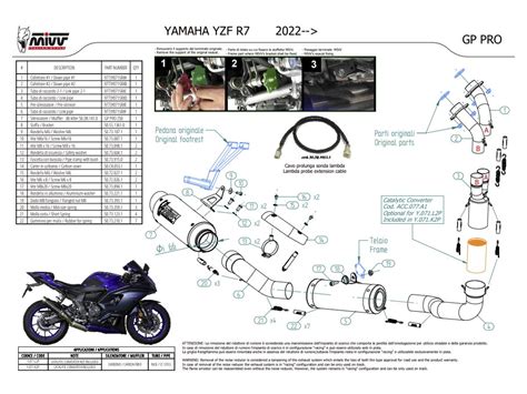 Y L P Gp Pro Carbon Komplett Auspuff Mivv Yamaha R