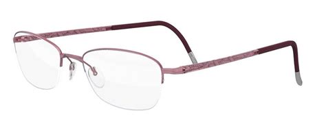 Silhouette Illusion Nylor 4453 Eyeglasses 6055 Rose Rose Purple 52 18 135mm