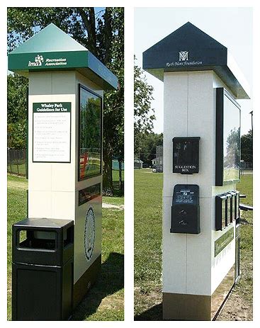 Outdoor Park Kiosk | Signs by Crannie