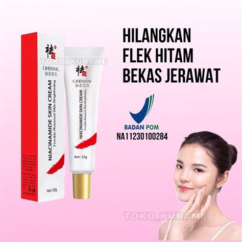 Jual Bpom Cindynal Penghilang Flek Hitam Whitening Freckle Cream