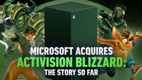 Slideshow Microsoft Acquires Activision Blizzard The Story So Far