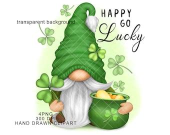 Cute Gonk St Patricks Day Gnomes PNG Clipart Rainbow Beer Shamrock