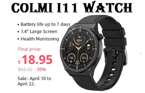 Colmi I Smartwatch Specs Price Full Details Chinese