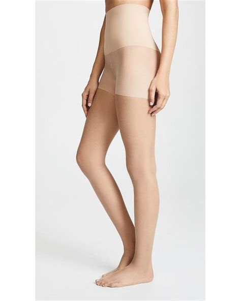 Commando The Keeper Control Sheer Tights In Natural Lyst