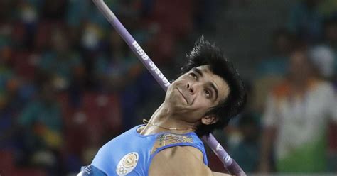 Asian Games 2018 Neeraj Chopra Shatters Own National Record To Win