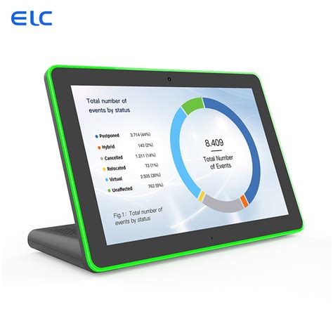 Anti Theft L Shape RK3288 POE Touch Display Desktop Android Tablet With