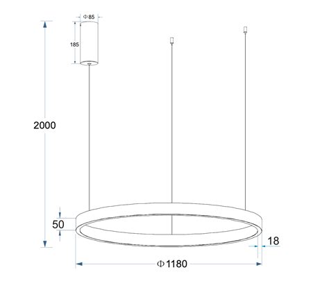 Pakabinamas Led Dimeriuojamas Viestuvas Supernova D W K