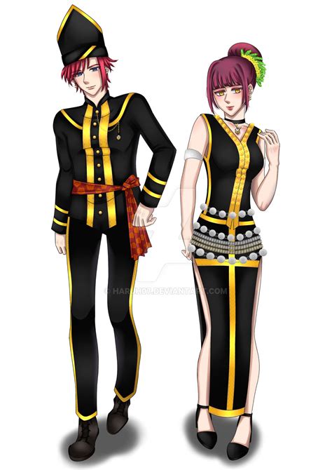 Kadazan Dusun Traditional Outfits By Haruh07 On Deviantart