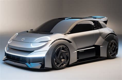 Nissans Concept 20 23 Futuristic Electric Hot Hatch Designboyo