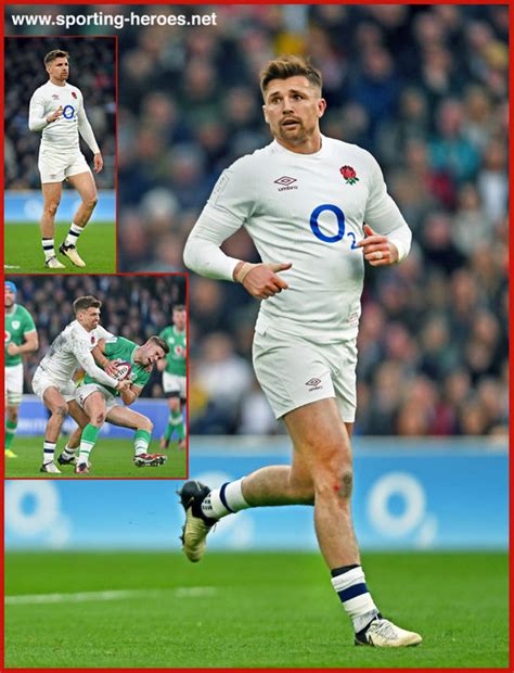 Henry Slade International Rugby Union Caps 2020 England