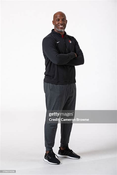 Head Coach Chauncey Billups Of The Portland Trail Blazers Poses For A