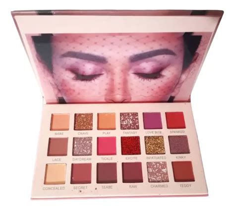 Paleta Sombras Nude 18 Tonos Rosas Dorado Ocres Espejo En Venta En