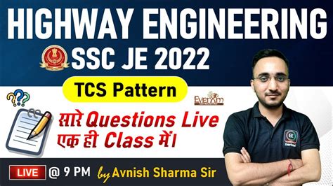 Highway Engineering Transportation Engineering Ssc Je Civil