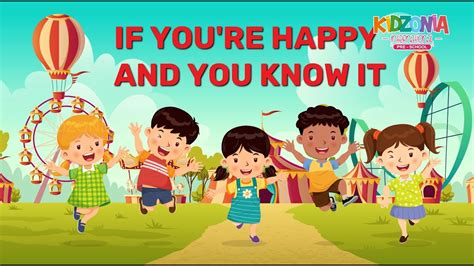 If Youre Happy And You Know It Popular Nursery Rhymes Kidzonia