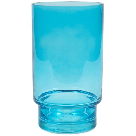 Vas Retro Glas Blå 20 cm Hemshopen se