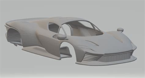 STL file Ferrari Daytona SP3・3D printing model to download・Cults