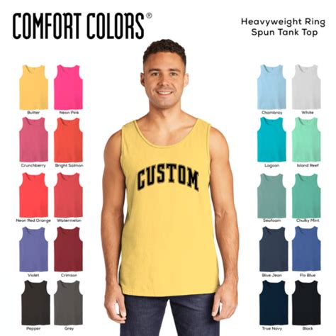 Comfort Colors Heavyweight Ring Spun Tank Top 9360 EBay