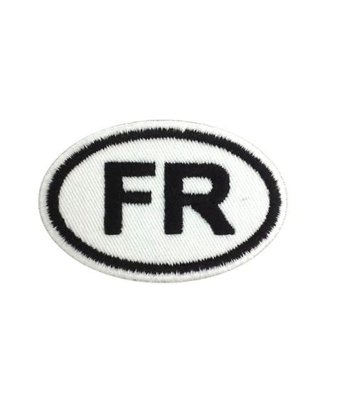 1450 Embroidered Badge Patch Sew On 82mmX46mm FR FRANCE