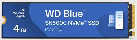 Western Digital выпустила WD Blue SN5000 недорогие безбуферные SSD со