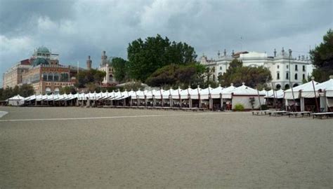 The Lido In Venice With The Architecture Biennale And The Film Festival