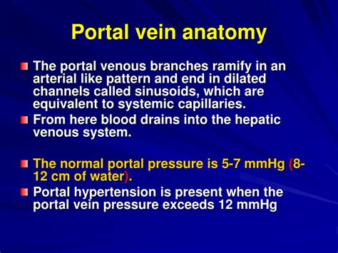 Portal Venous Pressure