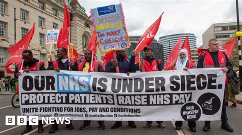 Almost 3 000 London Nhs Workers Set To Strike Bbc News