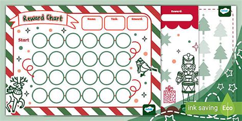 Christmas Reward Chart Teacher Made Twinkl