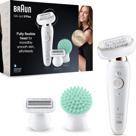 Braun Silk épil 9 Flex Beauty Set Epilierer Damen 6 Aufsätze inkl