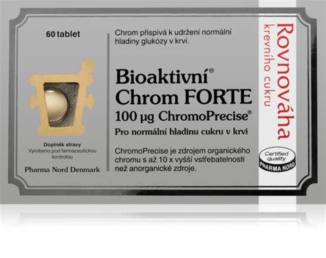 Pharma Nord Bioaktivn Chrom Forte Dopln K Stravy Pro Udr En Norm Ln