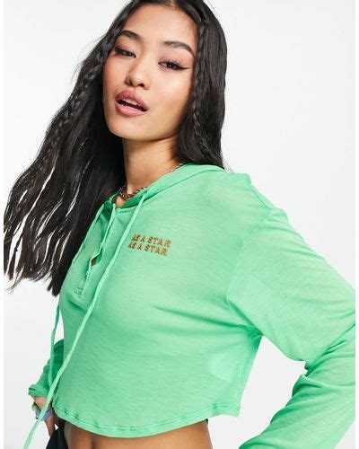 Green Urban Revivo Tops For Women Lyst