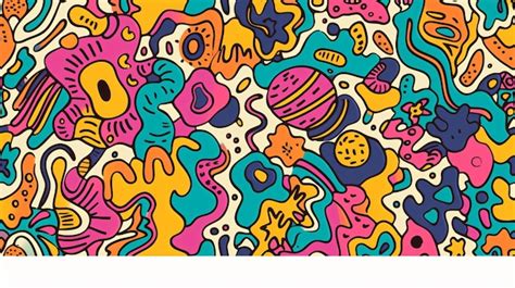 Premium Photo | Fun and colorful abstract pattern Great for backgrounds wallpapers and fabric