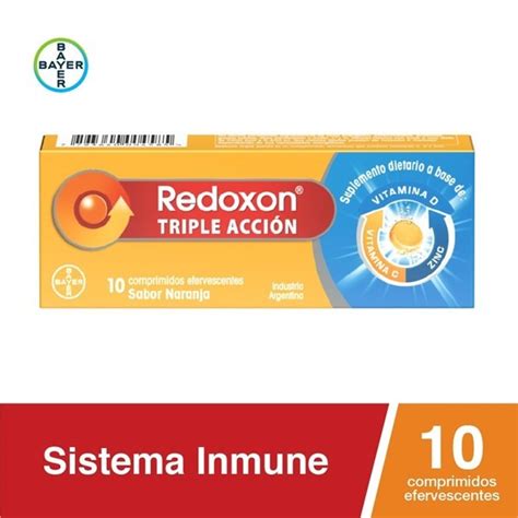 Redoxon Triple Acción Suplemento Dietario x 10 Comprimidos