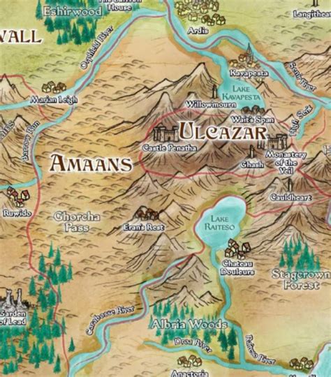 Amaans Geographic Location In Golarion World Anvil