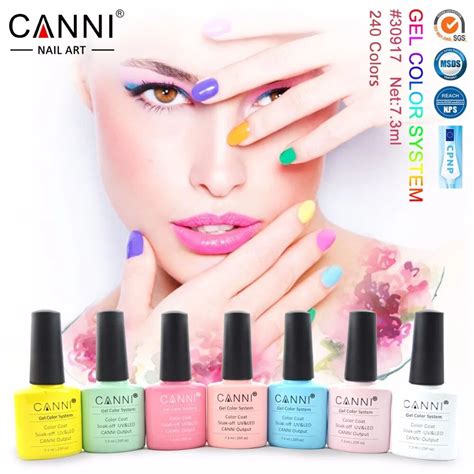 CANNI Factory 240 Colors 7 3 Ml High Quality Long Lasting Manicure Soak