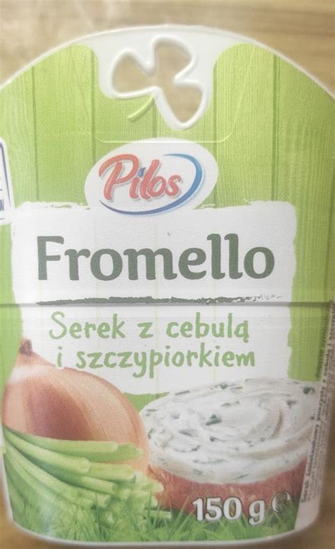 Fromello Serek Z Cebul I Szczypiorkiem Pilos Kalorie Kj A Nutri N