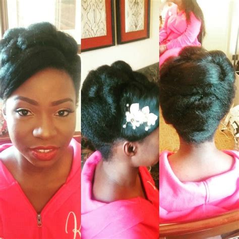 Updos For Black Women Updos For African American Natural Hair Updo