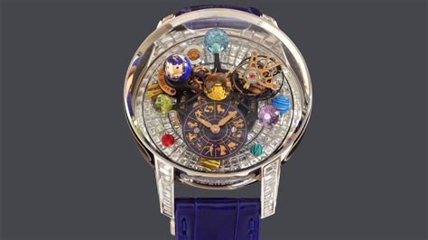 The Jacob Co Astronomia Solar Baguette Jewelry Planets Zodiac